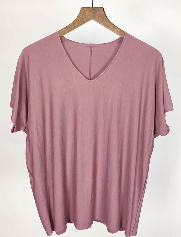 Camiseta Maca rosa oscuro