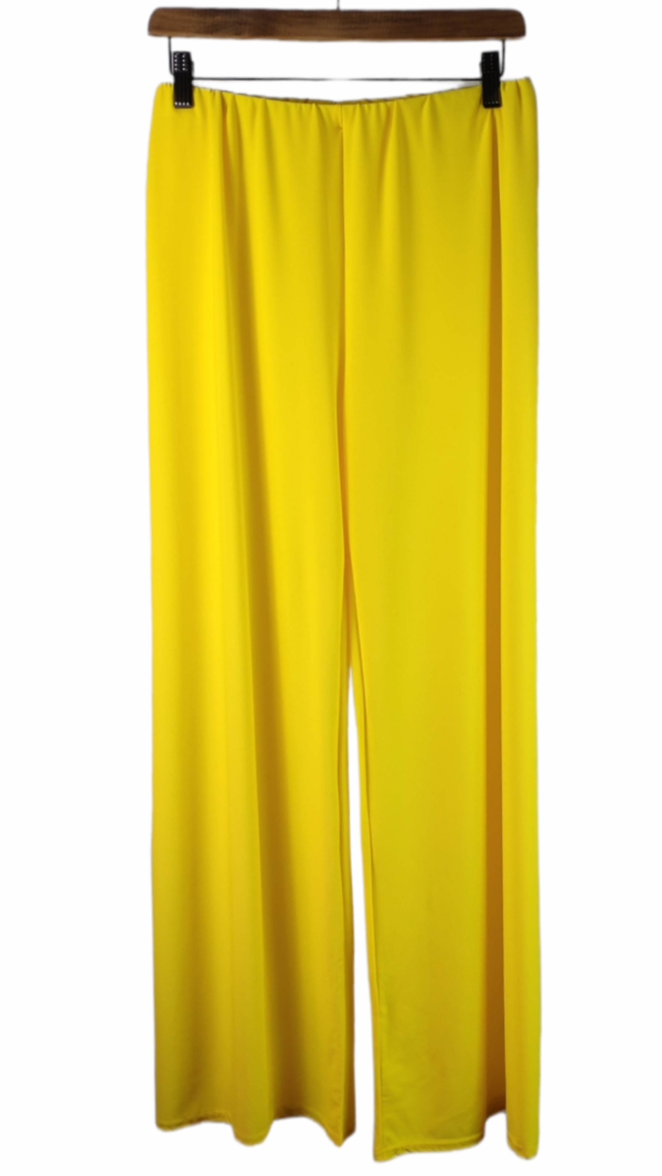 Pantalón André liso amarillo
