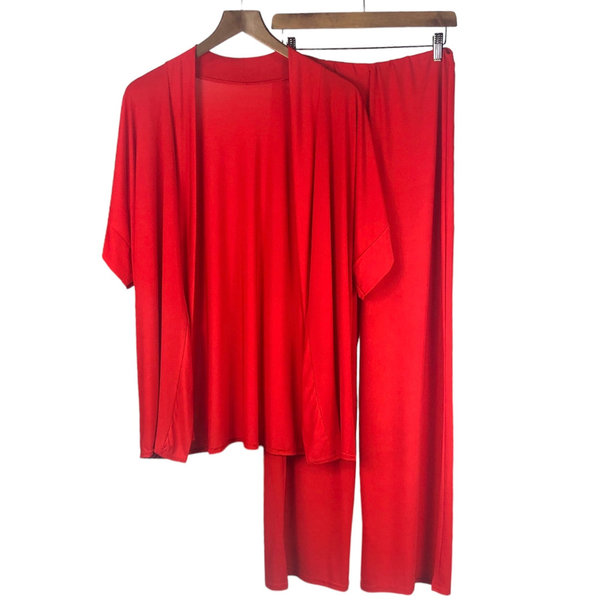 Kimono André Medio Liso rojo